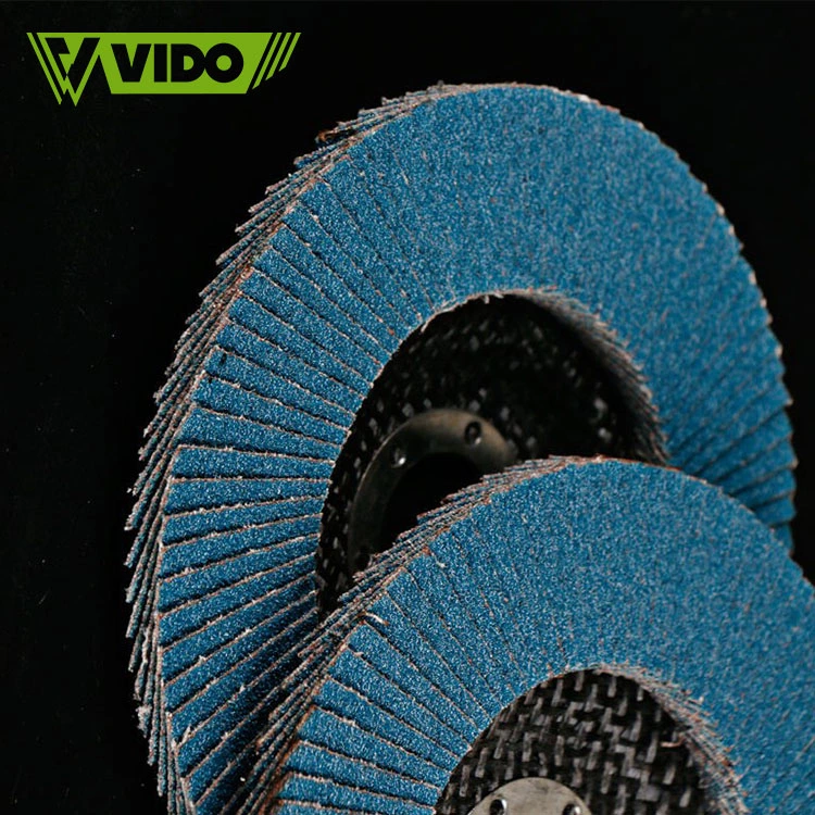 Vido Manufacturer Professional Zirconia Corundum Flexible Flap Disc Grinding for Stainless Steel