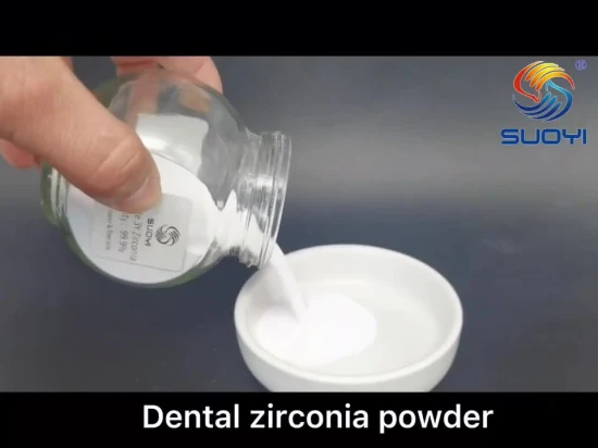 Polvere di zirconio stabilizzata con ittrio di ossido di zirconio in polvere 3mol% Ysz per uso dentale con prezzo competitivo