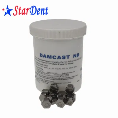 Materiale per protesi da laboratorio dentale Lega dentale in metallo Damcast Nb